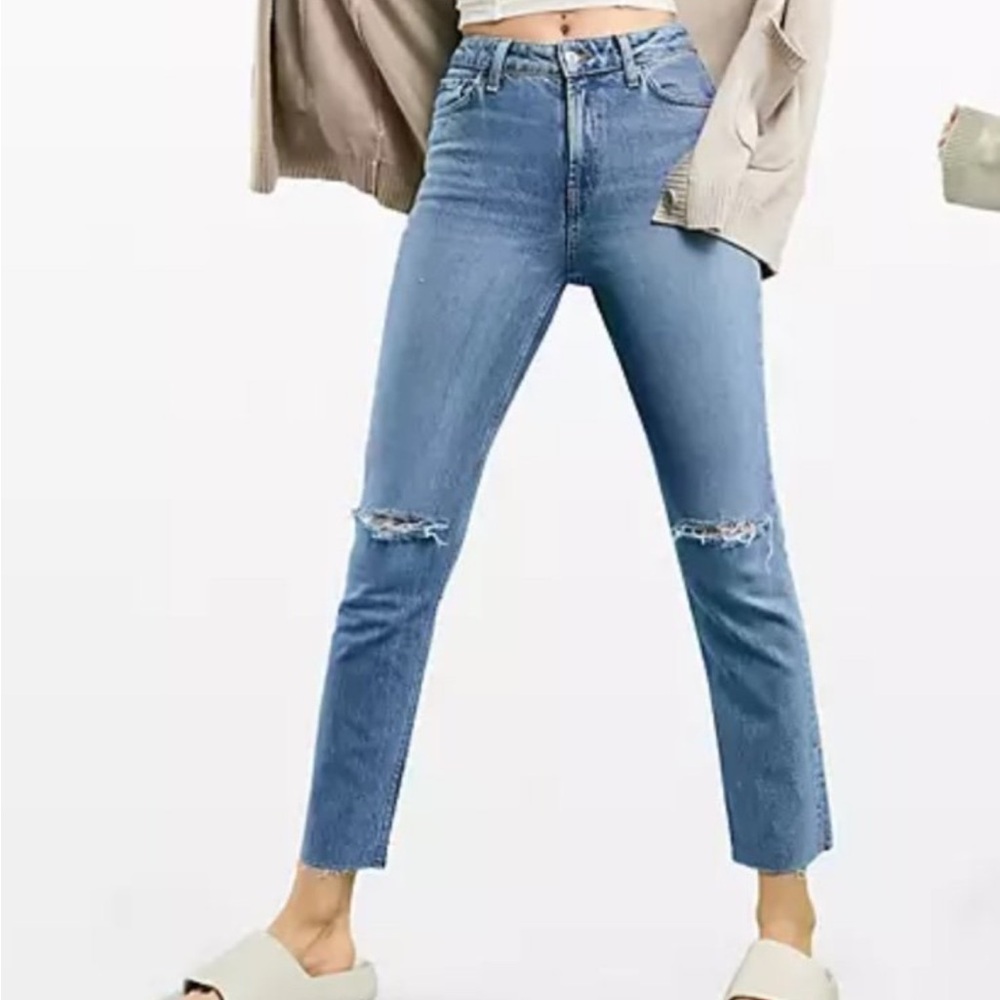 ASOS DESIGN - Hourglass Slim  Jeans in Mid Blue 26 x 32 new